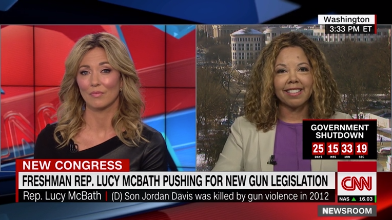 CNN: Congresswoman whose son was shot and killed celebrates gun control bill advancing