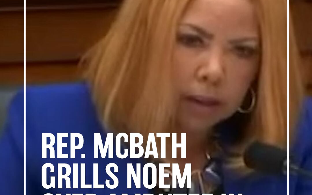 Atlanta Journal-Constitution: McBath presses Noem on treatment of Georgia amputee in ICE detention