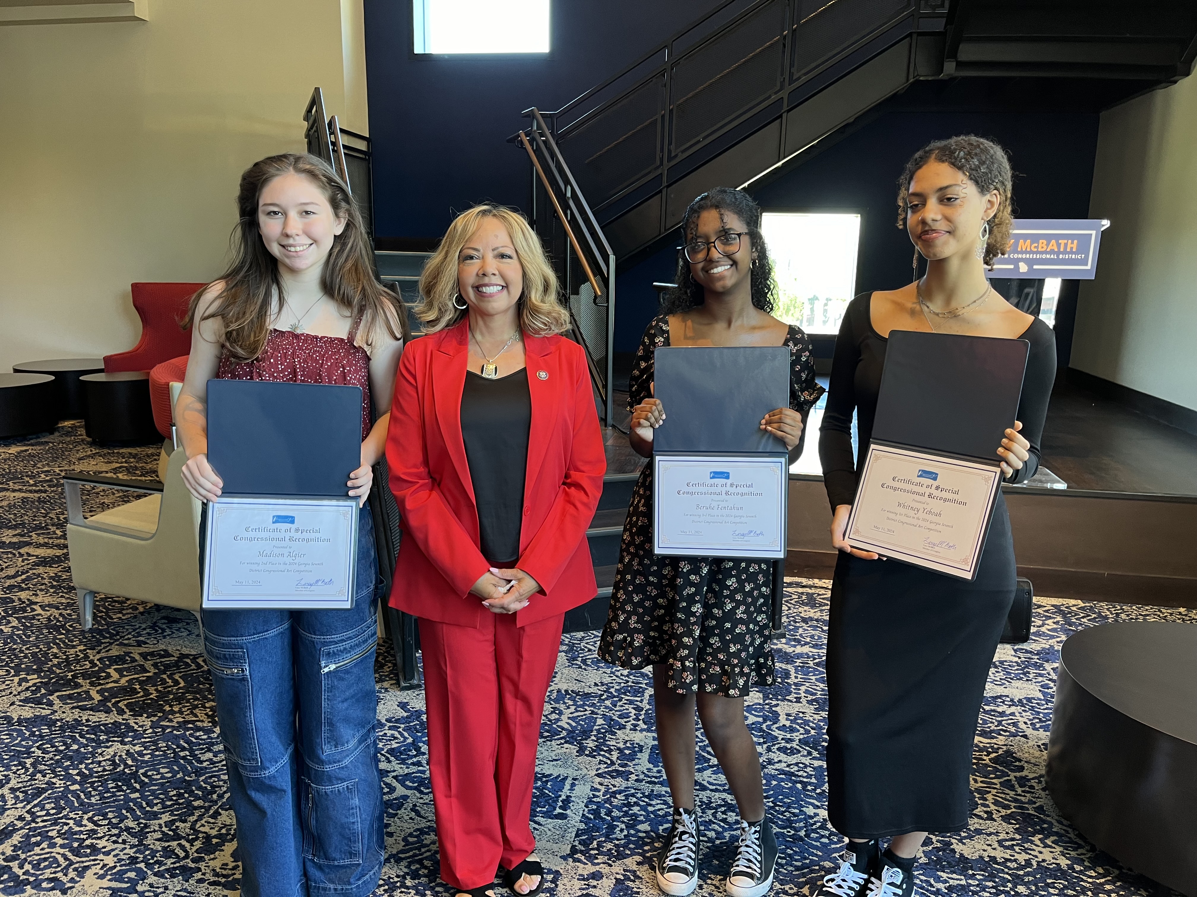 McBath Announces Winners of the 2024 Congressional Art Competition