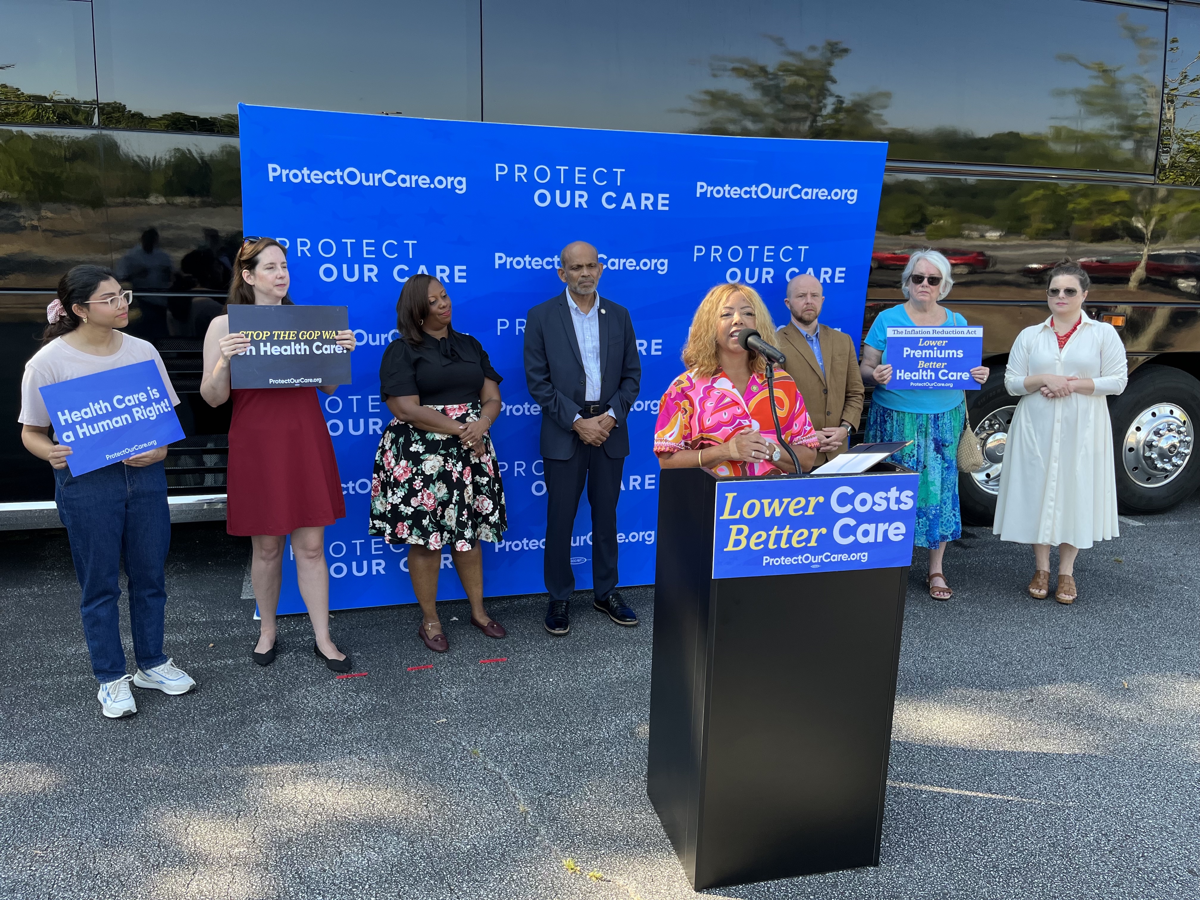 Rep. Lucy McBath Headlines “Lower Costs, Better Care” Bus Tour Stop in Duluth