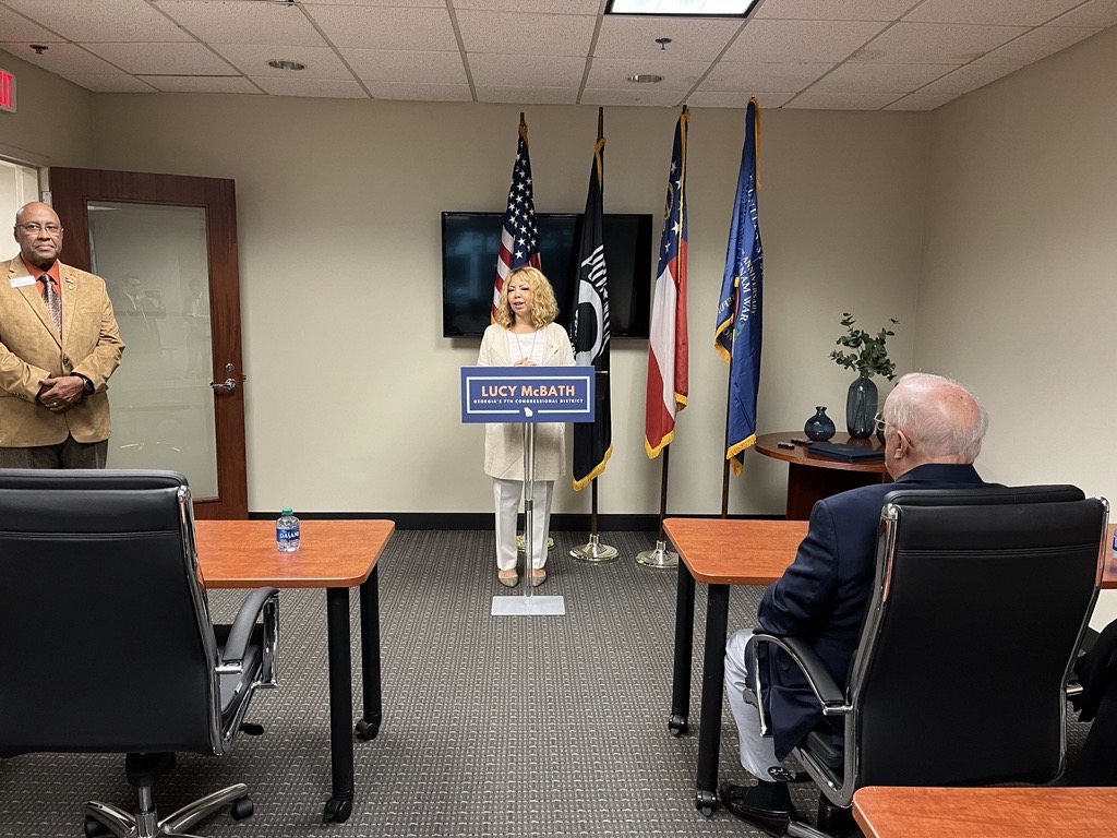 McBath Honors Seventh District Vietnam War Veterans During 50th Commemoration Pinning Ceremony - Related Image