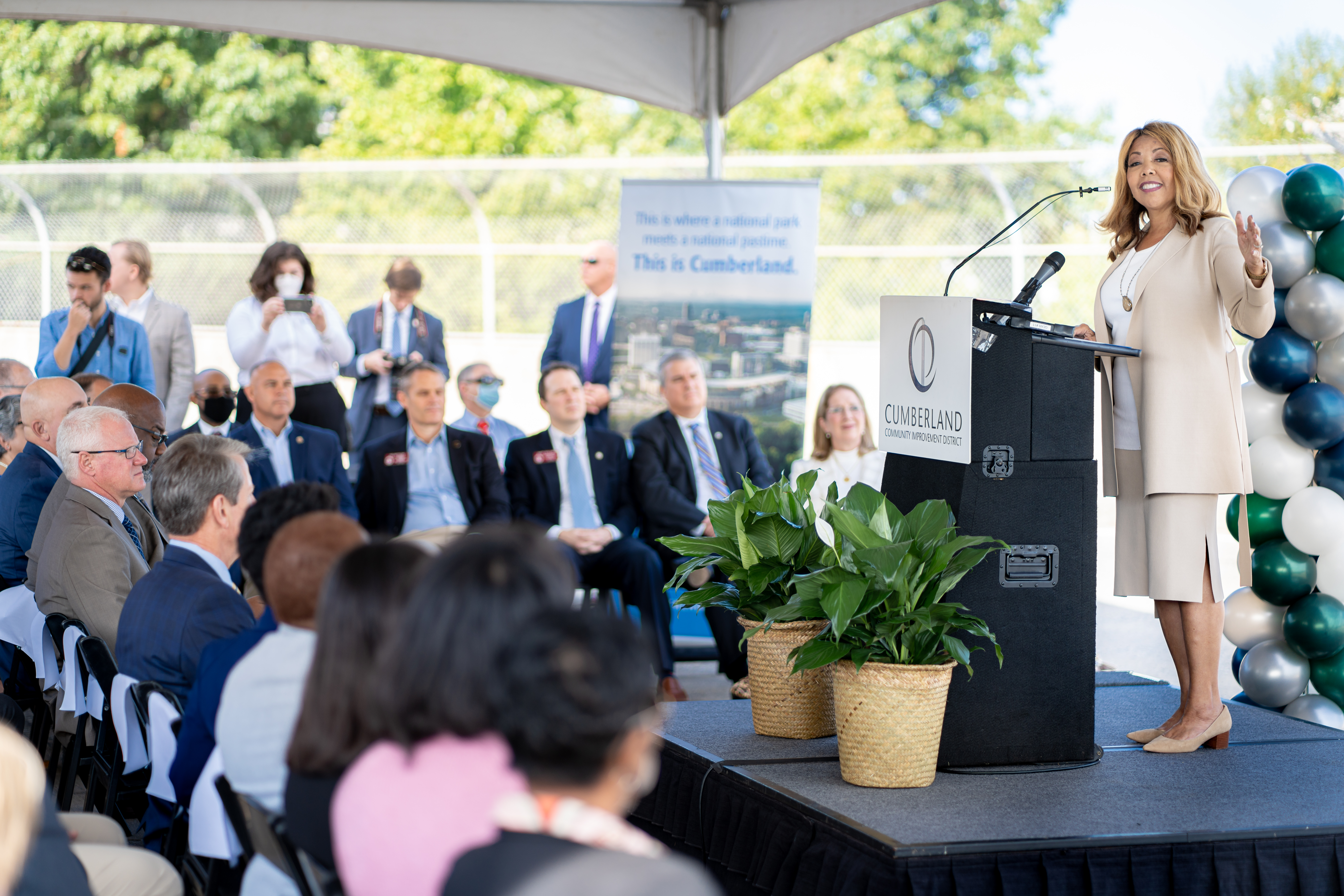 McBath, Cumberland CID, Georgia DOT, and Officials Break Ground on New Akers Mill Road Access Ramp