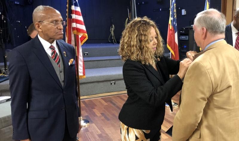 Rep. Lucy McBath Honors Vietnam War Veterans During 50th Commemoration Pinning Ceremony