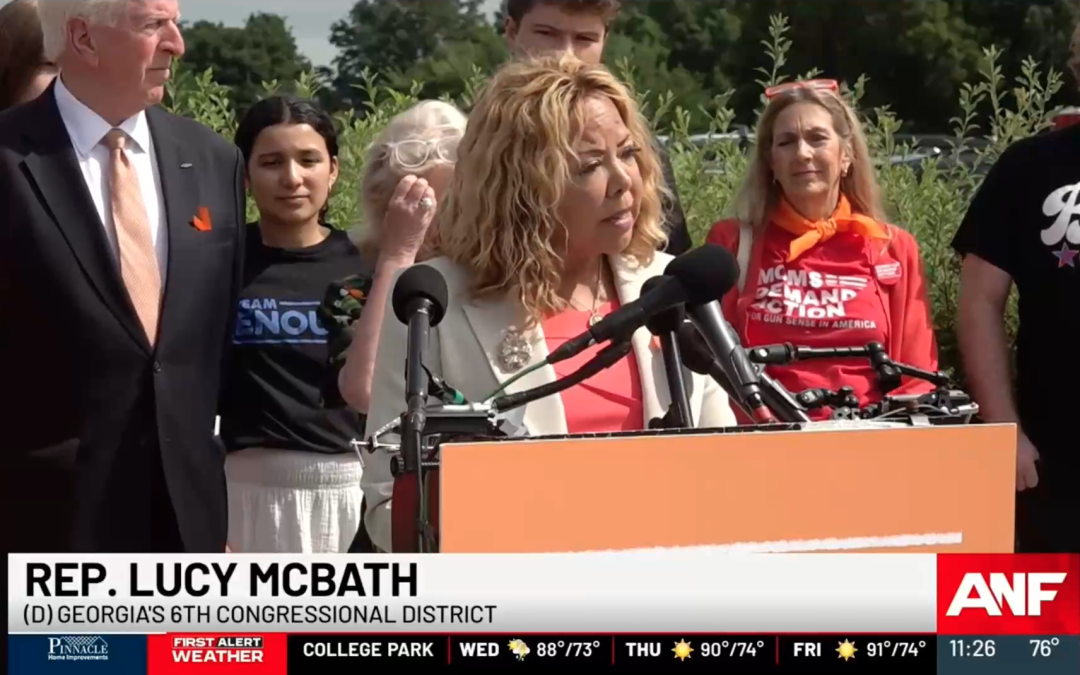 Atlanta News First: Rep. Lucy McBath Outlines Gun Violence Prevention Legislation
